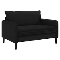 vidaXL XXL Fåtölj Svart Sammet