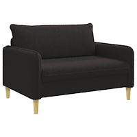 vidaXL XXL Fåtölj Svart Bouclé