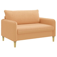 vidaXL XXL Fåtölj Beige Bouclé