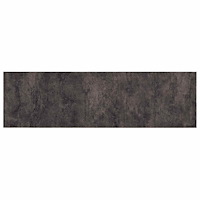 vidaXL Köksmatta Svart betong 150 x 45 cm 100% Polyamid Tvättbar