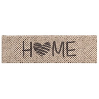 vidaXL Köksmatta Beige hem 180 x 60 cm 100% Polyamid Tvättbar