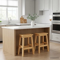vidaXL Barpall 2 st Honungsvax 44 x 30 x 63 cm Massivt furu
