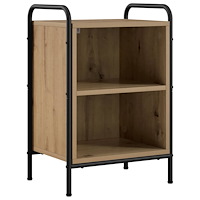 vidaXL Nattduksbord Artisan-ek 40 x 30 x 60 cm Konstruerat trä