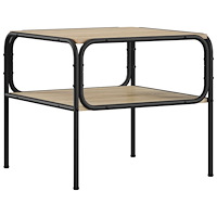 vidaXL Sidobord Sonoma-ek 100 x 50 x 46 cm Konstruerat trä