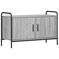 vidaXL TV-skåp 79,5 x 33 x 50 cm Grå Sonoma Konstruerat trä