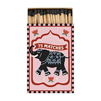 Designworks Collective Tändstickor Adopo Elefant, Svart