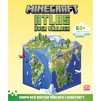 Tukan Förlag Minecraft atlas över världen (inbunden)