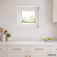 vidaXL Källarfönster inre färg vit RISOR 55 x 55 cm