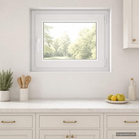 vidaXL Källarfönster inre färg vit RISOR 70 x 60 cm