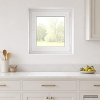 vidaXL Källarfönster inre färg vit RISOR 70 x 70 cm
