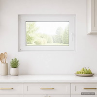 vidaXL Källarfönster inre färg vit RISOR 90 x 55 cm