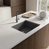 vidaXL Enkel diskho Granit 42 x 46 x 31 cm Grafit
