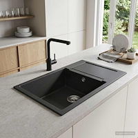 vidaXL Enkel diskho Granite 78 x 50 x 20 cm Grafit