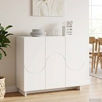 vidaXL Sideboard Vit 85.5 x 31 x 75 cm Konstruerat trä