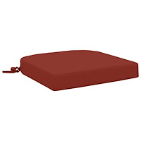 vidaXL 1-delad Sittkudde SOEST 100% Polyester Röd 40 x 40 x 7 cm