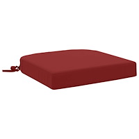 vidaXL 1-delad Sittkudde SOEST 100% Polyester Vinröd 40 x 40 x 7 cm