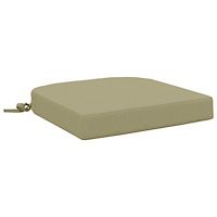vidaXL 1-delad Sittkudde SOEST 100% Polyester Ljusgrön 45 x 45 x 7 cm