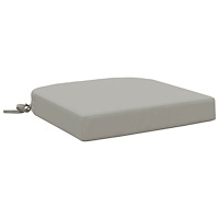 vidaXL 1-delad Sittkudde SOEST 100% Polyester Grå 45 x 45 x 7 cm