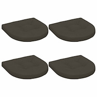 vidaXL 4-delade Sittdynor 4 st 100% Polyester Antracit 40 x 40 x 5 cm