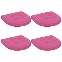 vidaXL 4-delade Sittdynor 4 st 100% Polyester Rosa 40 x 40 x 5 cm