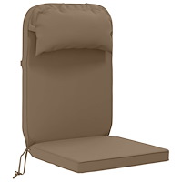 vidaXL Solsängkudde 100% Polyester Taupe 55 x 124 x 5 cm