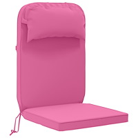 vidaXL Solsängkudde 100% Polyester Rosa 55 x 124 x 5 cm
