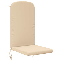 vidaXL Solsängkudde GEMERT 100% Polyester Gräddvit 47 x 131 x 5 cm