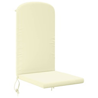 vidaXL Solsängkudde GEMERT 100% Polyester Gräddvit 47 x 131 x 5 cm