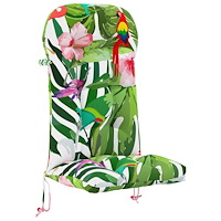 vidaXL Solsängkudde PUTTEN 100% Polyester Flerfärgsdesign