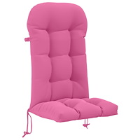 vidaXL Solsängkudde PUTTEN 100% Polyester Rosa 48 x 112 x 10 cm