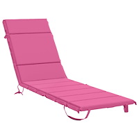 vidaXL Solstol Kudde GEMERT 100% Polyester Rosa 200 x 50 x 3 cm