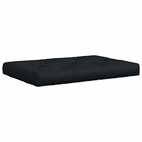vidaXL Pallkudd VIANEN 100% Polyester Mörkblå 120 x 80 x 12 cm