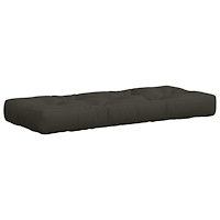 vidaXL Pallkudd VIANEN 100% Polyester Antracit 120 x 40 x 12 cm