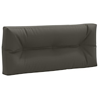 vidaXL Pallryggkudde VIANEN 100% Polyester Antracit 120 x 60 x 12 cm