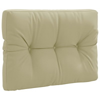 vidaXL Pallryggkudde VIANEN 100% Polyester Ljusgrön 70 x 50 x 12 cm