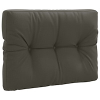 vidaXL Pallryggkudde VIANEN 100% Polyester Antracit 70 x 50 x 12 cm