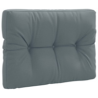vidaXL Pallryggkudde VIANEN 100% Polyester Blå 70 x 60 x 12 cm