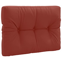 vidaXL Pallryggkudde VIANEN 100% Polyester Röd 70 x 60 x 12 cm