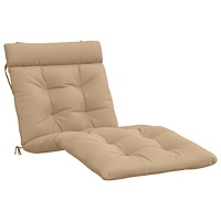 vidaXL Solstol Kudde VIANEN 100% Polyester Sand 200 x 70 x 8 cm