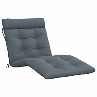 vidaXL Solstol Kudde VIANEN 100% Polyester Blå 200 x 70 x 8 cm