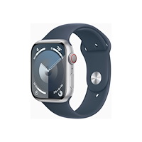 Apple Apple Watch Series 9 (GPS + Cellular) - silveraluminium - smart klocka med sportband - stormbl¨ - 64 GB
