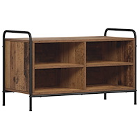 vidaXL TV-skåp 140 x 39,5 x 50 cm Gammalt trä Konstruerat trä