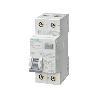 Siemens Siemens 5SU1356-6KK16, Jordfelsbrytare, Typ A, 6 A, IP20, 23...