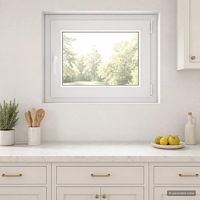 vidaXL Källarfönster inre färg vit RISOR 75 x 55 cm