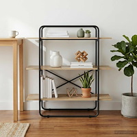 vidaXL Bokhylla 3 nivåer 100 x 35 x 105 cm PB Sonoma-ek