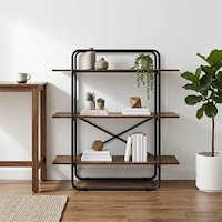 vidaXL Bokhylla 3 nivåer 100 x 35 x 105 cm PB Rökt ek
