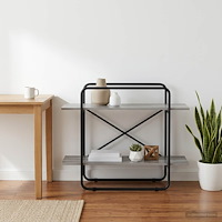 vidaXL Bokhylla 2 nivåer 100 x 35 x 70 cm PB Grå Sonoma