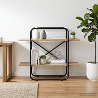 vidaXL Bokhylla 2 nivåer 80 x 35 x 70 cm PB Sonoma-ek