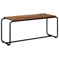vidaXL TV-bänk 98 x 35.5 x 42 cm Gammalt trä Konstruerat trä