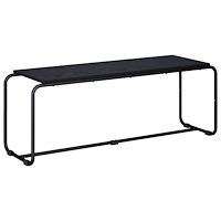 vidaXL TV-bänk 113.5 x 35.5 x 42 cm Svart ek Konstruerat trä